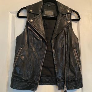 Aritzia x Mackage leather vest